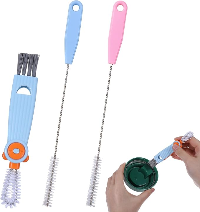 3 in 1 Cup Lid Cleaning Brush Set by Unknown