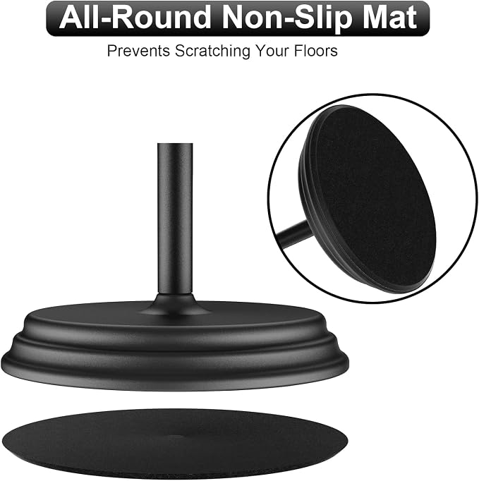 Toilet Paper Holder with Rustproof, Metal Free Standing Toilet Paper Stand - Image 4