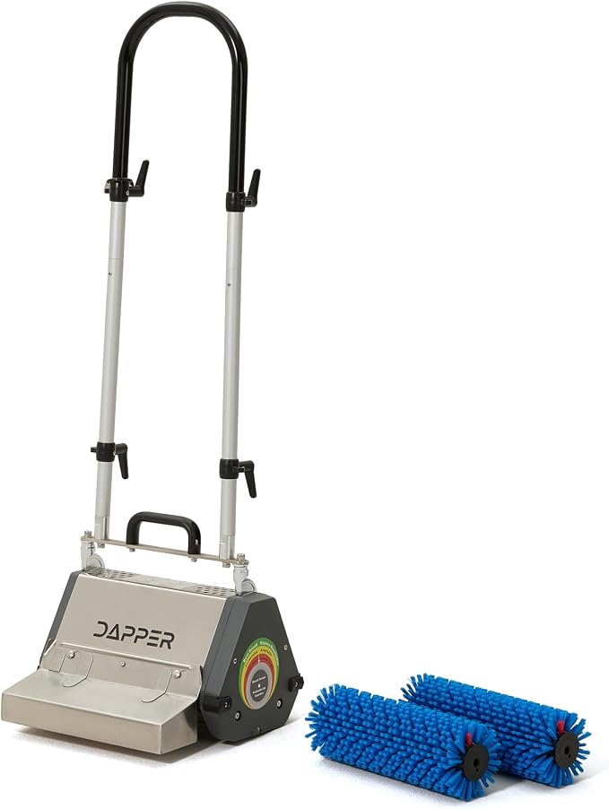 14" Counter-Rotating Brush Carpet & Hard Floor Cleaning Machine – 450 RPM by DapperSupply