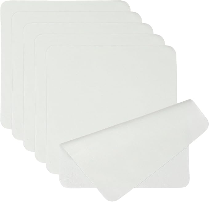 PATIKIL Glasses Cleaning Cloth 7.9" x 7.9", Light Gray by PATIKIL