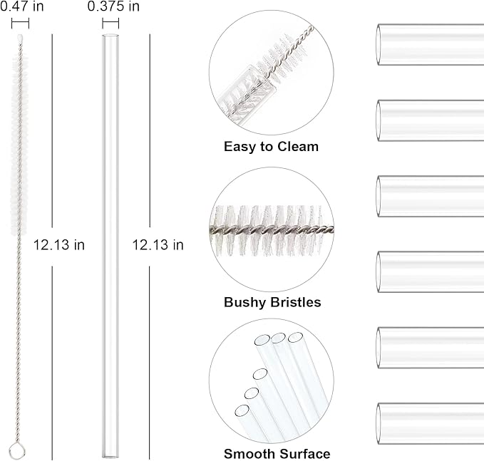 Aillwith 12 PCS Replacement Straws - Image 2