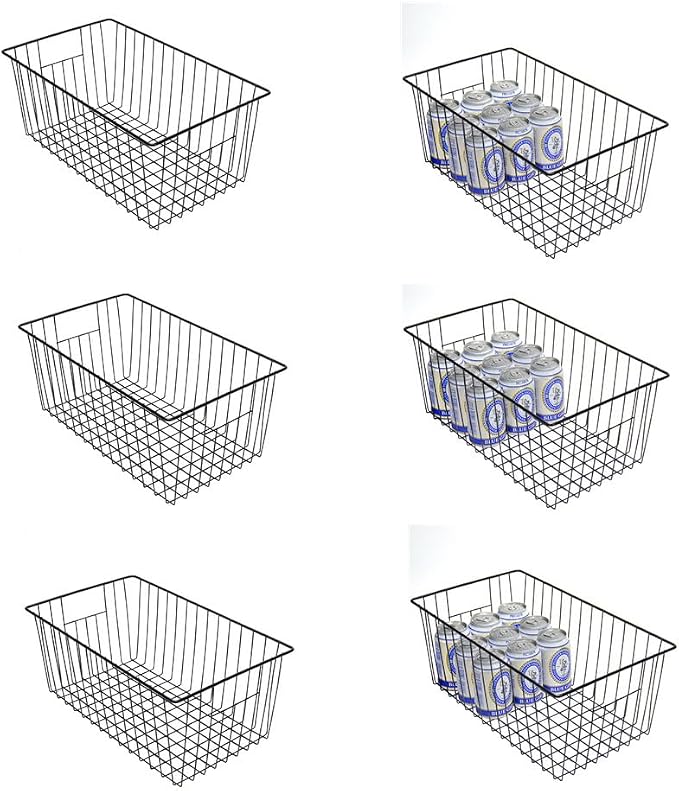 16inch Upright Freezer Organizer Baskets by Y.Z.Bros