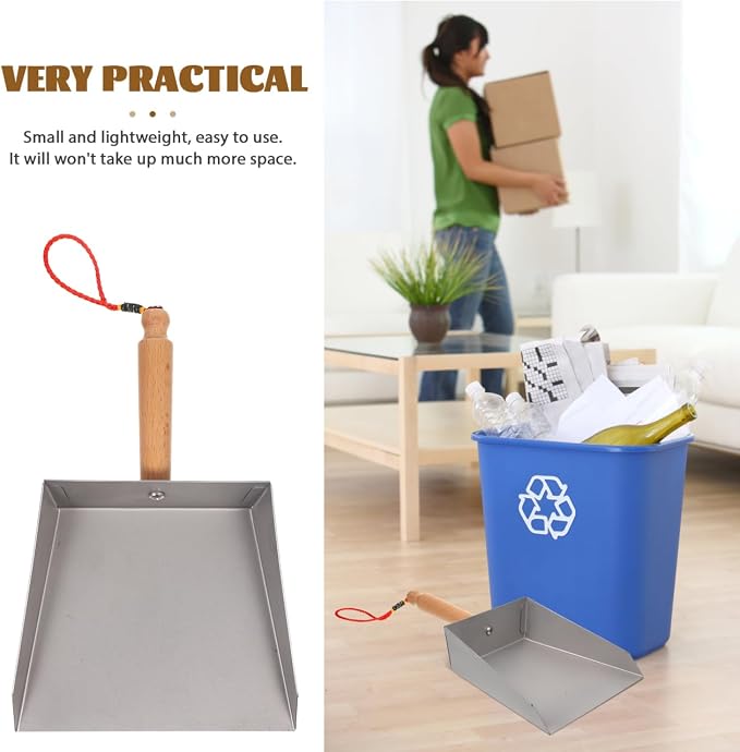Stainless Steel Mini Dustpan Small Metal Desktop Dust Pan - Image 6