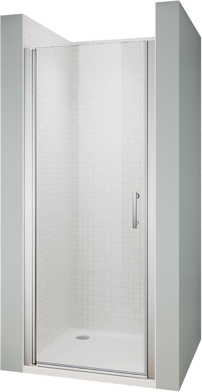 Glass Shower Door 29.5-31" W x 72" H, UCALAFEE Frameless Pivot Shower Door - Image 8