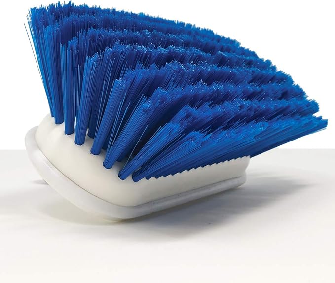 Medium Boat Deck Brush, Heavy-Duty Marine Brush Head, 3/4" Thread Handle - Image 5