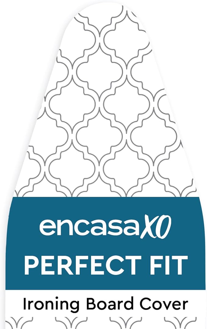 Encasa XO Ironing Board Cover and Pad 49"x18" by EncasaXO