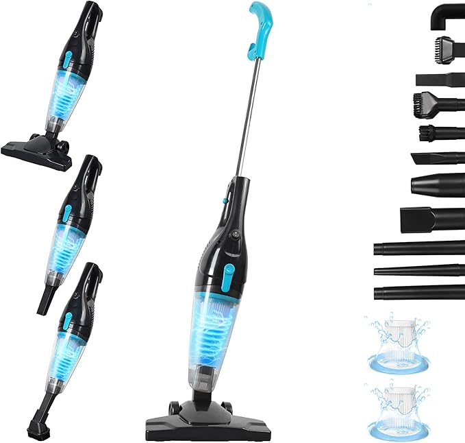 Intercleaner Corded Vacuum Cleaner, 15KPa Powerful Suction by Intercleaner