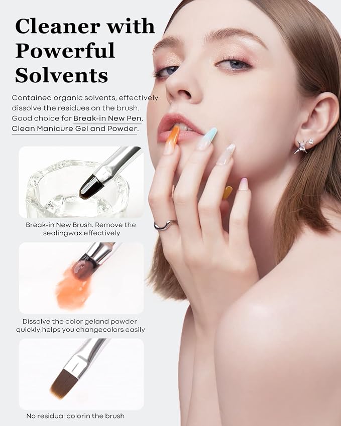 Modelones Nail Art Brush Cleaner & Restorer - Image 4