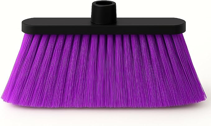 ALMA Deep Purple 14" Soft Flagged Broom Head – Indoor Sweep – Universal 7/8" by Healing+Atlas