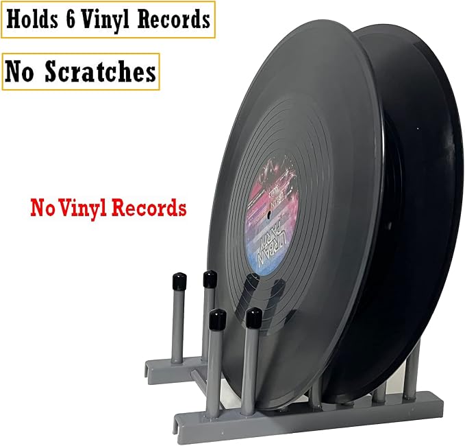 Pmsanzay Vinyl Record Storage Holder Stand cleaning device drying rack Display - - Image 5