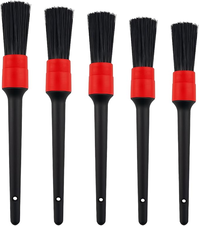 5PCS Car Detailing Brush Set, Ultra Soft Bristle No Scratch Vehicle Air Vent by Unknown