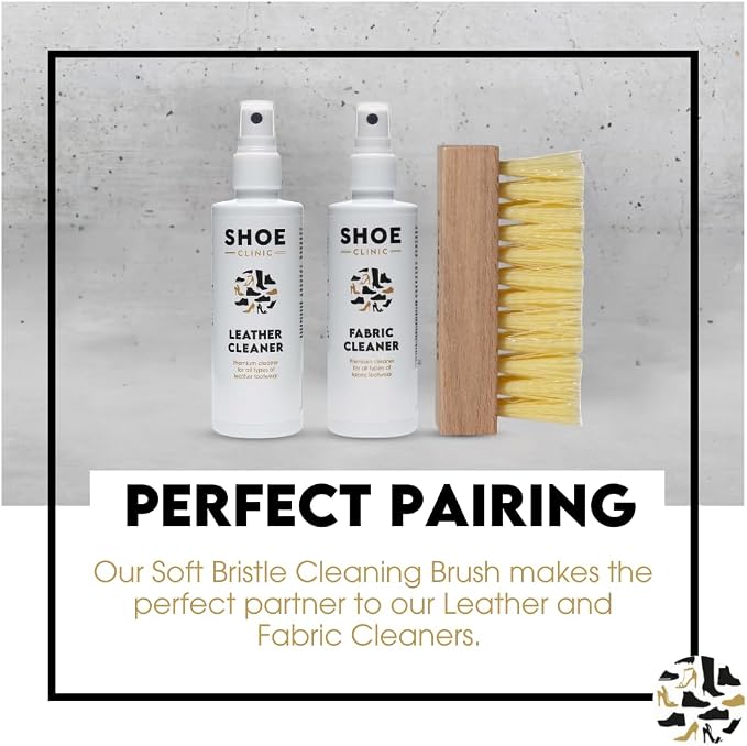 Shoe Clinic Soft Bristle Brush – Cleaning Brush – Hand Brush – Deep Cleans and - Image 3