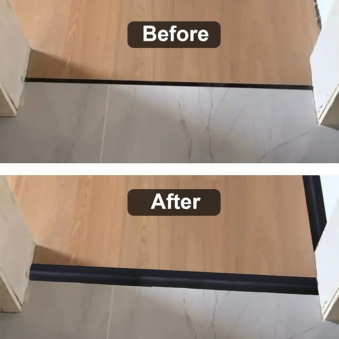 Floor/Door Flat Transition Strip & Self Adhesive Floor Vinyl Floor Edge Trim - Image 6