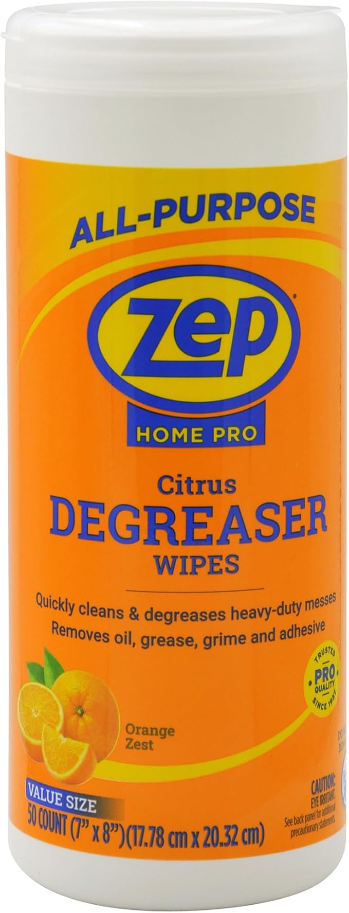 Zep Home Pro Citrus Degreaser Wipes 50 count- R59012 by Zep
