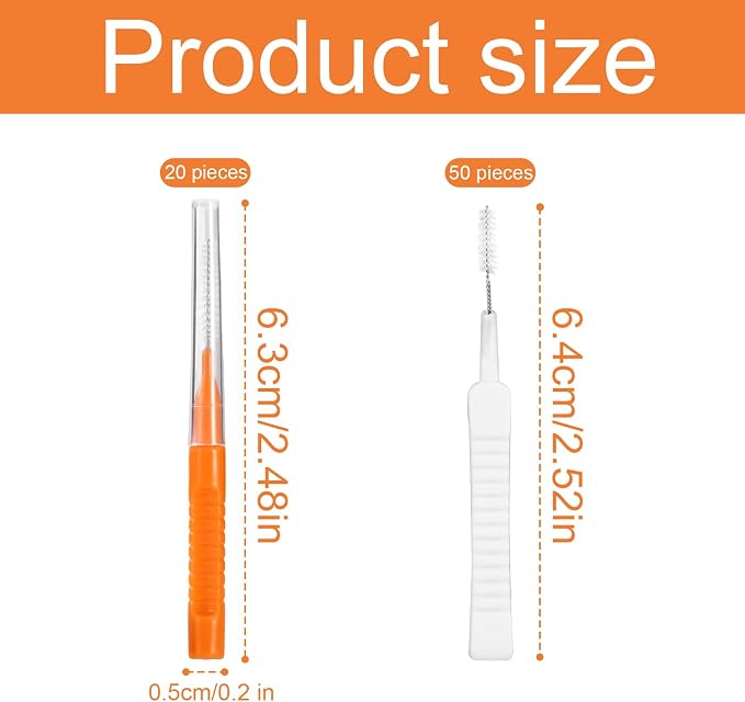Shower Head Cleaner Tool Kit for Small Hole, 2 Designs Showerhead Cleaning - Image 2