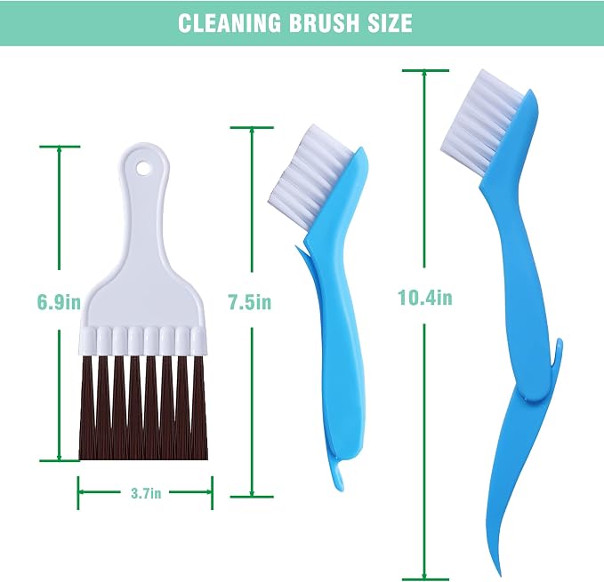 10 Pcs Air Conditioner Fin Comb Cleaner kit AC Coil Cleaning Brush 5 Different - Image 4