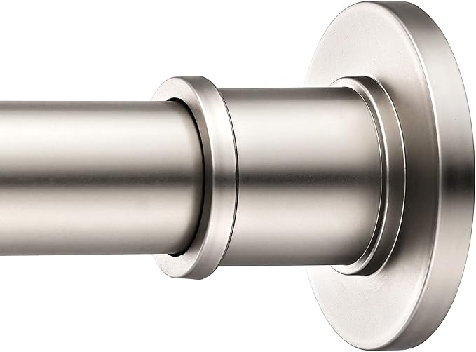 BRIOFOX Industrial Shower Curtain Rod by BRIOFOX