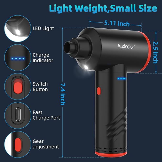 Compressed Air Duster 6000mAh Battery - Image 8