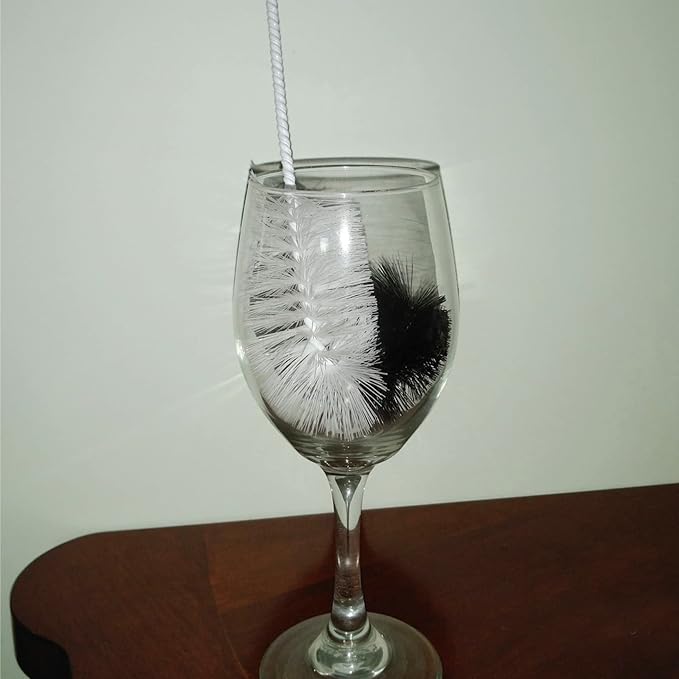 Coralpearl Bottle Brushes Thin Long Handle X 2, Utility Skinny Wire Cleaner Set - Image 7