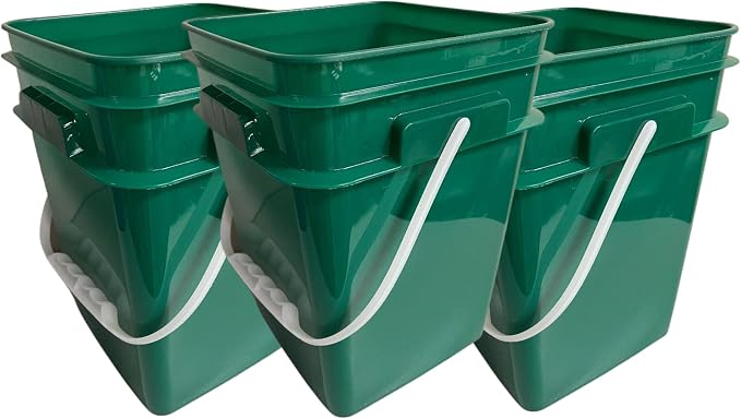 House Naturals 4 Gallon Square Food Grade Bucket Pail - Image 9