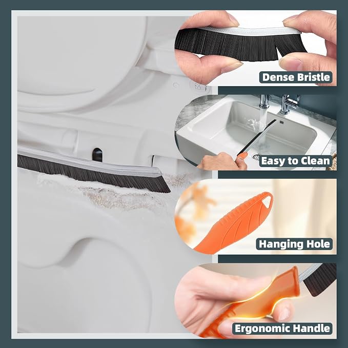 Toilet Brush, Toilet Scrubber, Deep Toilet Bowl Brush - Image 3