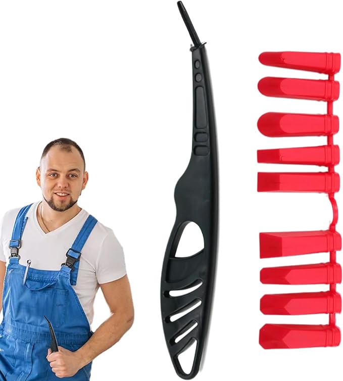 Caulk Scraper Remover Tool | 9 in 1 Ergonomic Paint Sealant Spatula | Caulk - Image 8