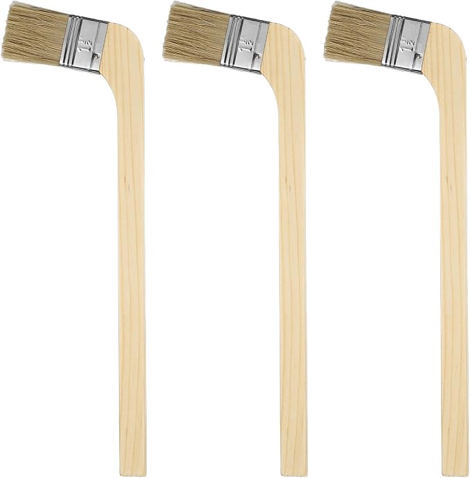 HARFINGTON Paint Brush 3Pcs 1.5" Brush Width Reusable Variety Angled Bend by HARFINGTON