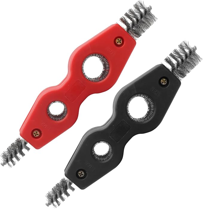 BokWin 2PCS 4-in-1 Copper Tubing Brush Copper Pipe Cleaner Tool，Steel Bristles by Unknown