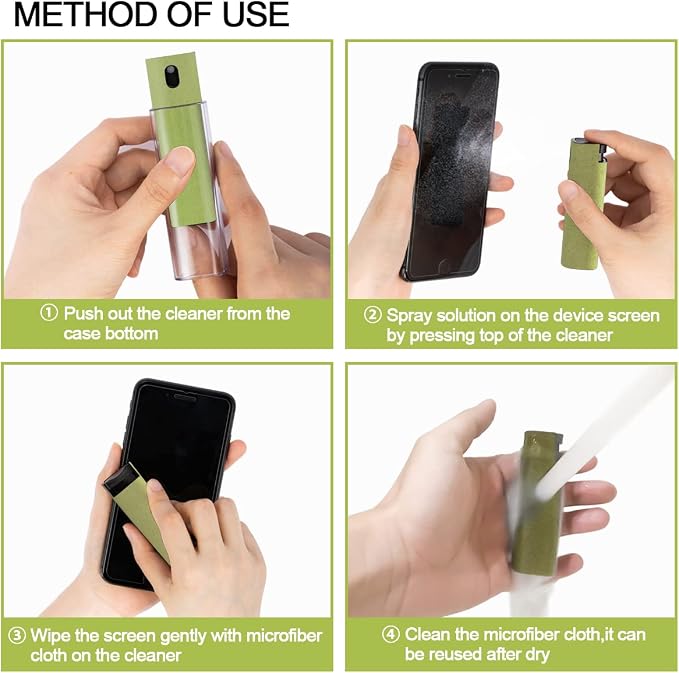 Screen Cleaner Touchscreen Mist Spray, walrfid Cleaning Kit - Image 3