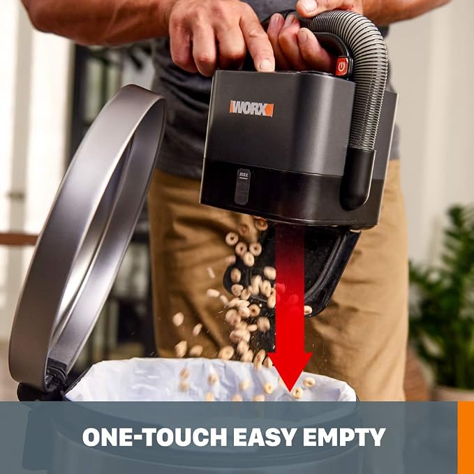 WORX WX030L.9 20V Power Share Cordless Cube Vac Compact Vacuum, Bare Tool Only - Image 4