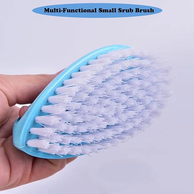 2 Pack Scrubbing Brushes for Cleaning, Heavy Duty Scrub Brush Nylon Stiff - Image 3