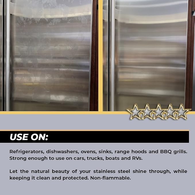 FLITZ Stainless Steel & Chrome Clean - 8oz Bottle - Image 9