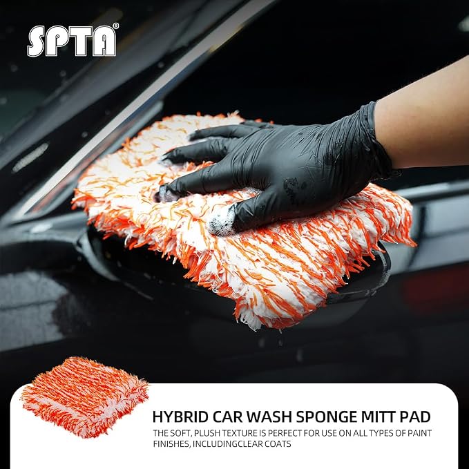 Microfiber Wash Pad, SPTA 3Pcs Ultra Wheel Pad Perfect - Image 9