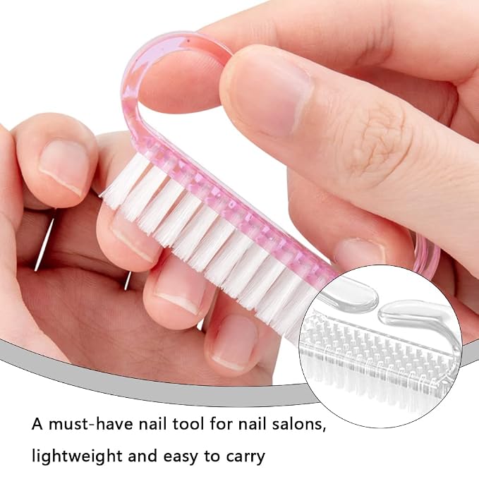 5 Pcs Handle Grip Nail Brush for Cleaning Fingernails, Nail Scrub Brush - Image 6