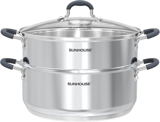 SUNHOUSE - 5.5 Quart Steamer Pots by SUNHOUSE