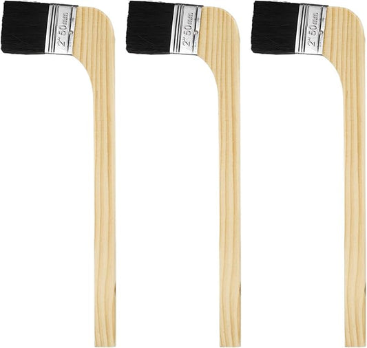 HARFINGTON Paint Brush 3Pcs 2" Brush Width Reusable Variety Angled Bend Brushes by HARFINGTON