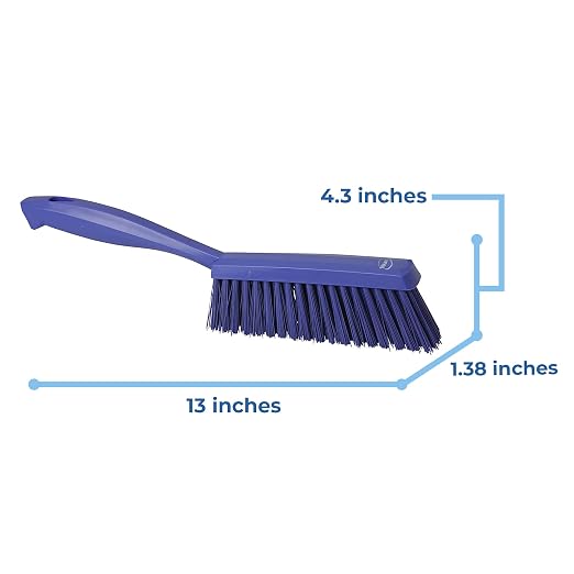 Vikan 45898 Bench Cleaning Brush, Polypropylene/Polyester Medium Bristle - Image 3