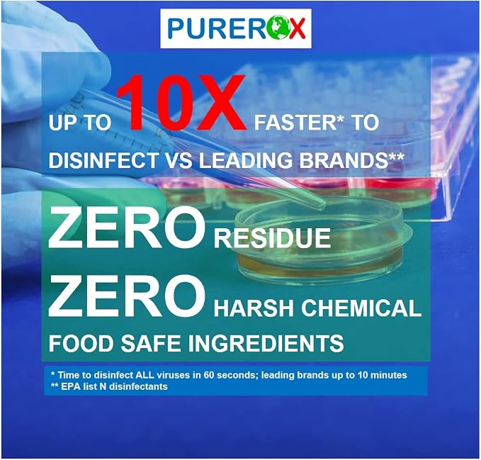 disinfectant Eliminate 99.9999% MRSA, Bacteria. Hospital Grade. Safe - Image 2