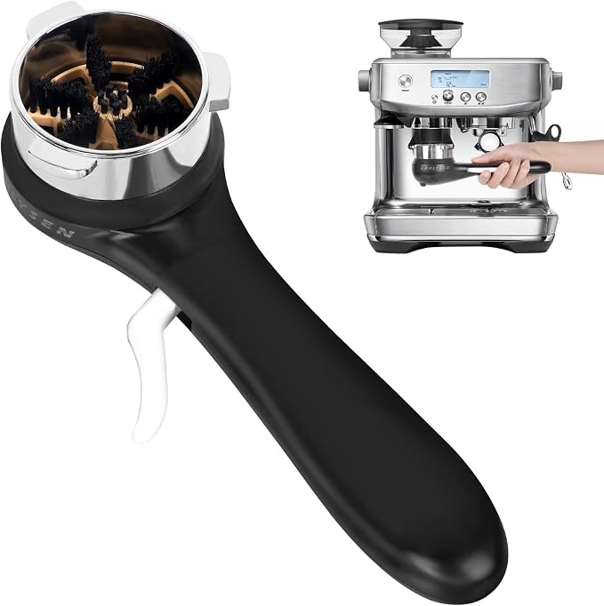 Espresso Coffee Machine Cleaning Brush, 360° Cleaning Push-Up Coffee Maker Brush by LANLYSEN