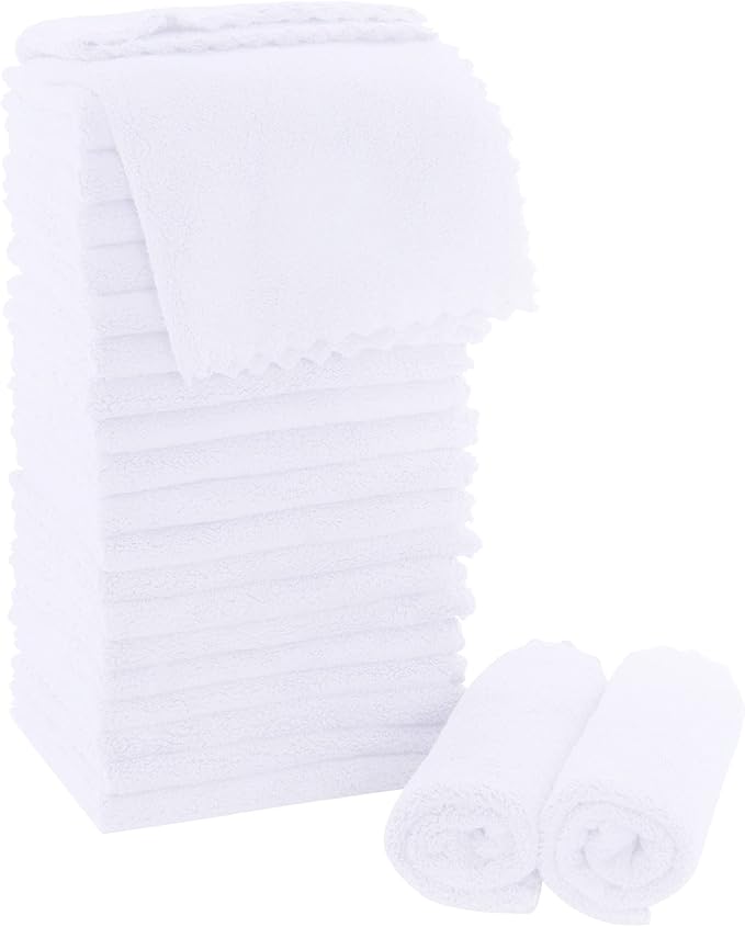 MOONQUEEN Ultra Soft Premium Washcloths Set by MOONQUEEN