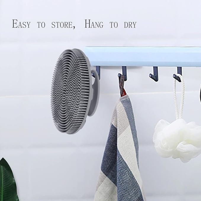 INNERNEED Food-Grade Soft Silicone Body Scrubber Shower Brush Handheld - Image 6
