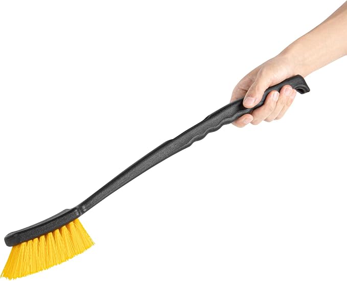 Restaurantware Heavy-Duty Scrub Brush 1 Count 20Inch Plastic Handle - Image 8