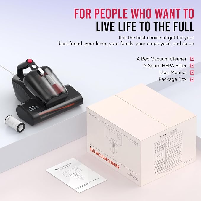 Mattress Vacuum Cleaner, 16Kpa 600W Bed Vacuum Cleaner - Image 8