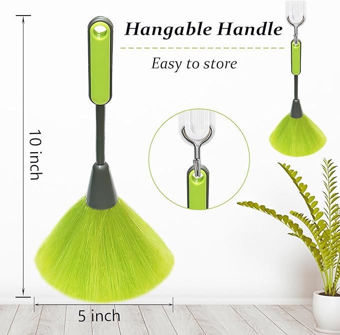 4 Pack 10 inch Microfiber Duster, Feather Duster, Grips Microfiber Delicate - Image 2