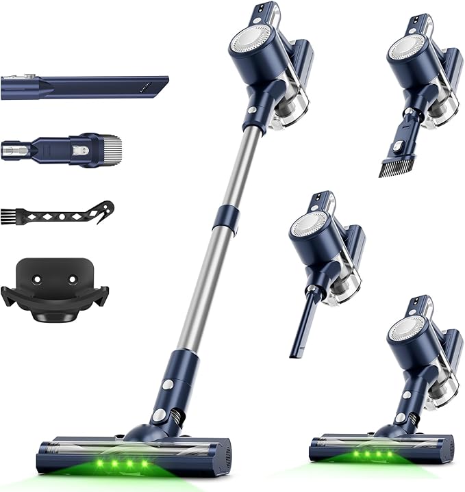 Cordless Vacuum Cleaner for Home: 6-in-1 Stick Vacuum by Unknown