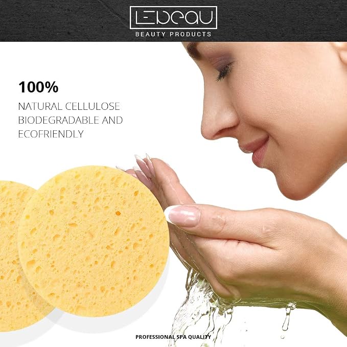 LeBeau Compressed Facial Sponges, Face Sponges - Image 2