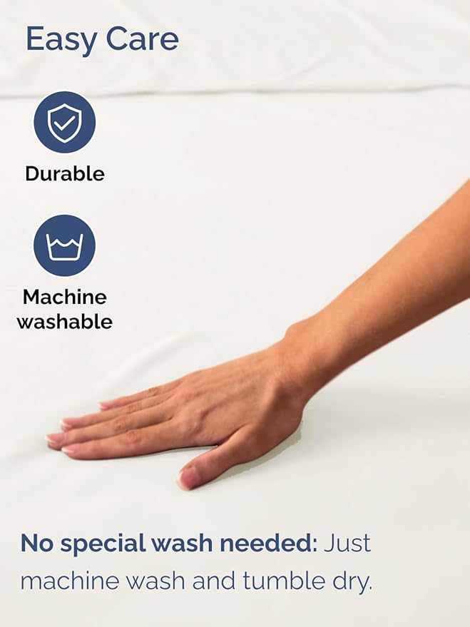 Extra Deep Twin Fitted Sheet - Hotel Luxury Single Fitted Sheet Only - Easily Fits 18 inch to 24 inch Mattress - Ultra Soft, Wrinkle Free with Extra Deep Pockets - Breathable & Comfy - Antique White