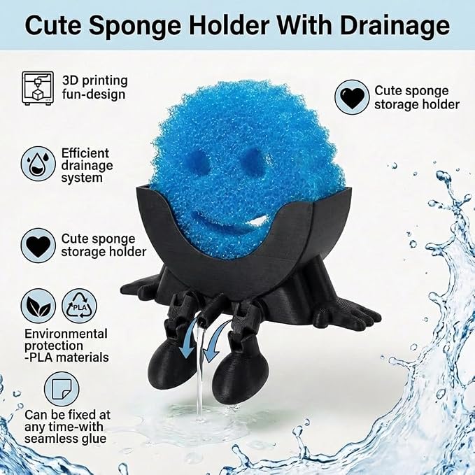 Creative Hanging Sponge Holder - Image 2