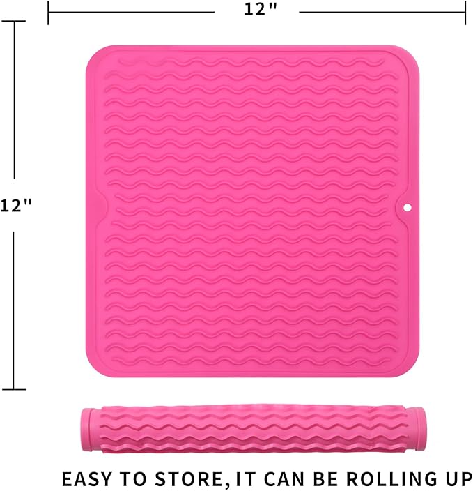 Silicone Dish Drying Mat for Multiple Usage, Easy clean, Eco-friendly, - Image 2
