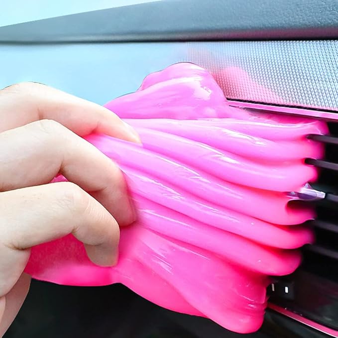 2PCS Car Vents Cleaning Gel Keyboard Cleaning Adhesive Universal Dust Remover - Image 6